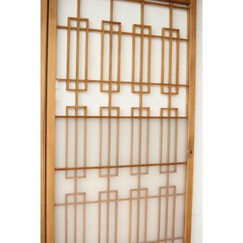 書院戸風 組子ガラス窓 4枚1組　R0436 