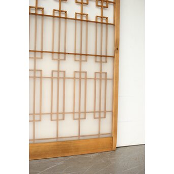 書院戸風 組子ガラス窓 4枚1組　R0436 