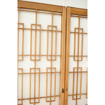 書院戸風 組子ガラス窓 4枚1組　R0436 