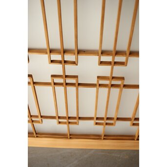 書院戸風 組子ガラス窓 4枚1組　R0436 