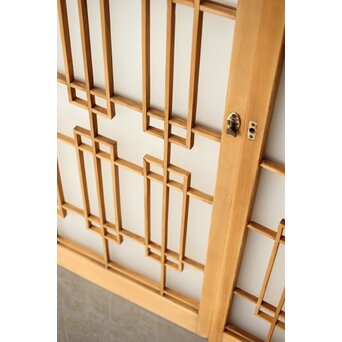 書院戸風 組子ガラス窓 4枚1組　R0436 