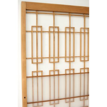 書院戸風 組子ガラス窓 4枚1組　R0436 
