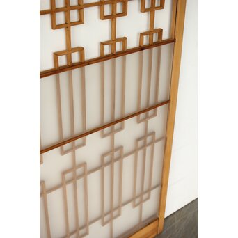 書院戸風 組子ガラス窓 4枚1組　R0436 