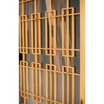 書院戸風 組子ガラス窓 4枚1組　R0436 