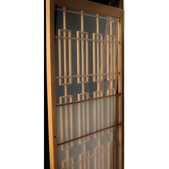 書院戸風 組子ガラス窓 4枚1組　R0436 