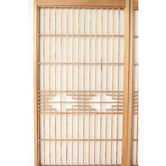 細菱形組子 大きめ書院 2枚1組　R0437 