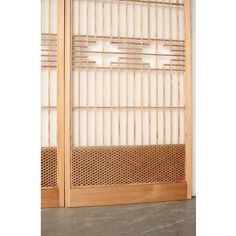 細菱形組子 大きめ書院 2枚1組　R0437 