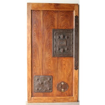 庄内系 大金具板蔵戸　W0173Y