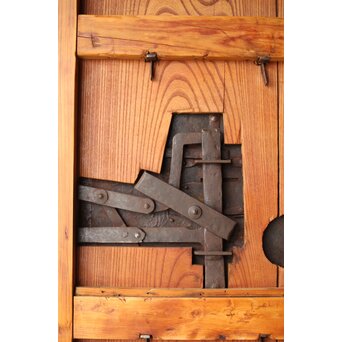 庄内系 大金具板蔵戸　W0173Y 