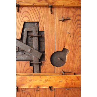 庄内系 大金具板蔵戸　W0173Y 