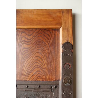 庄内系 大金具板蔵戸　W0173Y 