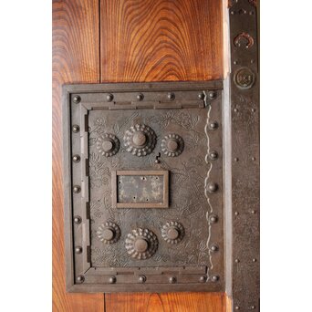 庄内系 大金具板蔵戸　W0173Y 