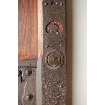 庄内系 大金具板蔵戸　W0173Y 