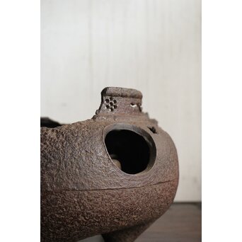 ヤツレ瓶掛 風炉釜 鉄瓶掛　M434 