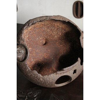 ヤツレ瓶掛 風炉釜 鉄瓶掛　M434 