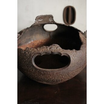 ヤツレ瓶掛 風炉釜 鉄瓶掛　M434 