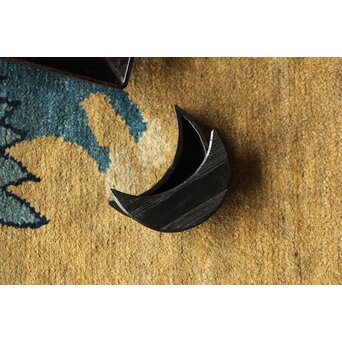 飛来一閑 三日月香合/平方茶入盆　Q369 