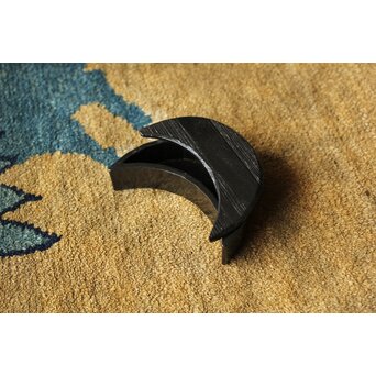 飛来一閑 三日月香合/平方茶入盆　Q369 