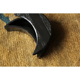 飛来一閑 三日月香合/平方茶入盆　Q369 