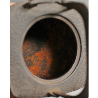 狩野探幽 群鶴図 松竹梅意匠 銀象嵌平手 蒔絵蓋 銚子　M436 