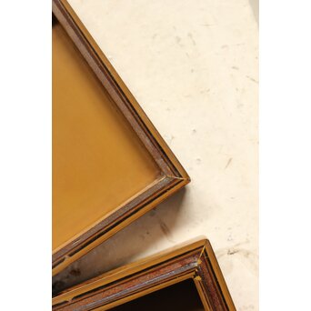 堆漆四方香合　Q370 