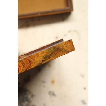 堆漆四方香合　Q370 