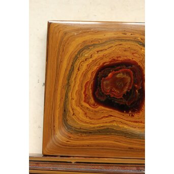 堆漆四方香合　Q370 