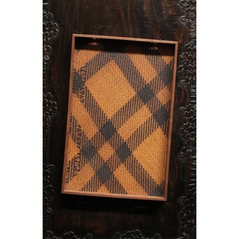 指物師 利斎 桑縁廣蓋/盆　X472