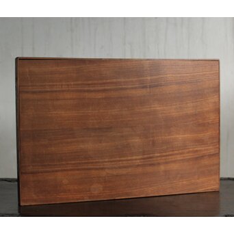 指物師 利斎 桑縁廣蓋/盆　X472 