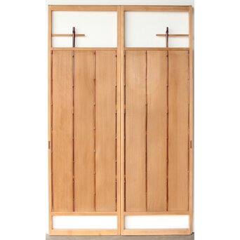 両面仕様 竹意匠引戸 2枚1組　B1080 B面　両面とも同じデザインになるように作られています