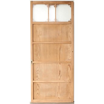 レトロガラス雪隠戸 2枚1組　GD0246 A ウラ