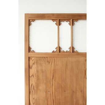 レトロガラス雪隠戸 2枚1組　GD0246 