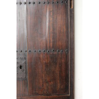 時代 飴色板戸　B1081 