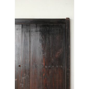 時代 飴色板戸　B1081 