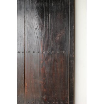 時代 飴色板戸　B1081 