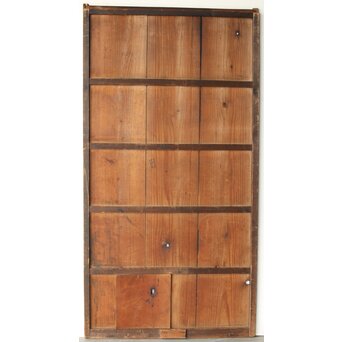 時代 飴色板戸　B1081 ウラ