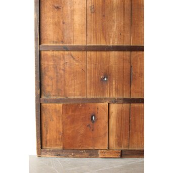 時代 飴色板戸　B1081 