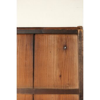 時代 飴色板戸　B1081 