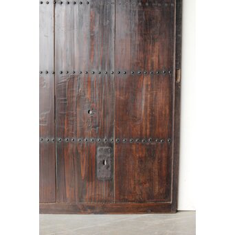 時代 飴色板戸　B1081 