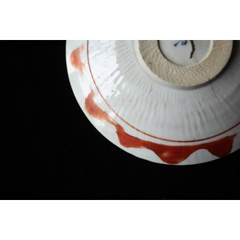 北大路魯山人 赤絵皿　P499 