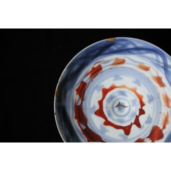 北大路魯山人 赤絵皿　P499 