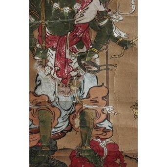 江戸文政仏画 青面金剛図　Z555 