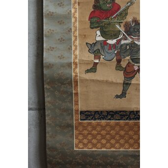 江戸文政仏画 青面金剛図　Z555 