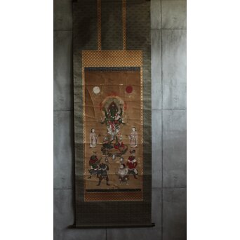 江戸文政仏画 青面金剛図　Z555