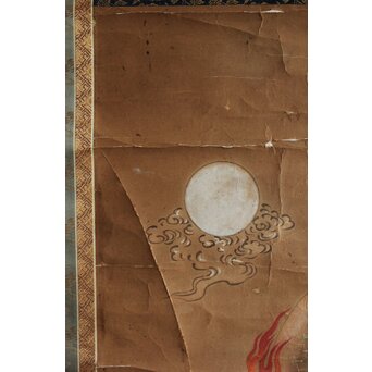 江戸文政仏画 青面金剛図　Z555 