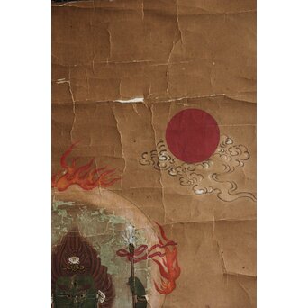 江戸文政仏画 青面金剛図　Z555 