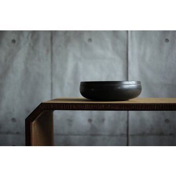 中川浄益造 砂張卓下建水　M437