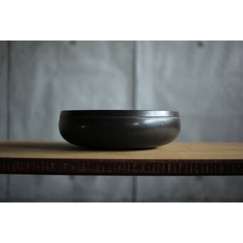 中川浄益造 砂張卓下建水　M437 