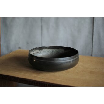 中川浄益造 砂張卓下建水　M437 