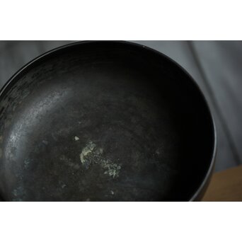 中川浄益造 砂張卓下建水　M437 